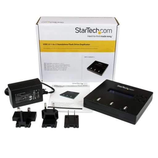 StarTech.com USBDUP12 duplikátor USB flash meghajtó másoló Kék 2 másolatok