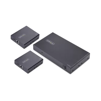   StarTech.com 4K7014IC-EXTEND-HDMI audió/videó jeltovábbító AV adó- és vevőegység Fekete