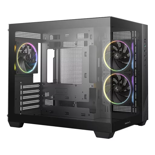DeepCool CG330 3F Tower Fekete