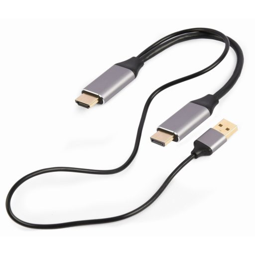 Gembird A-HDMIM-DPM-01 video átalakító kábel 2 M HDMI A-típus (Standard) DisplayPort Fekete
