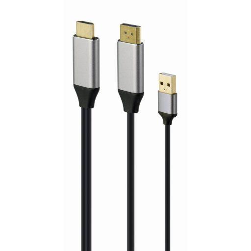 Gembird A-HDMIM-DPM-01 video átalakító kábel 2 M HDMI A-típus (Standard) DisplayPort Fekete