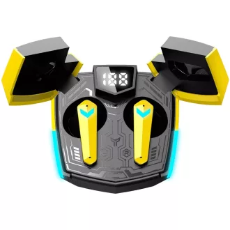   Canyon GTWS-2 Headset Vezeték nélküli Fülre akasztható Játék USB C-típus Bluetooth Dokkoló Sárga
