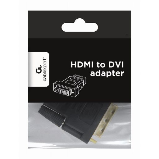 Gembird A-HDMI-DVI-2 csatlakozó átlakító Fekete