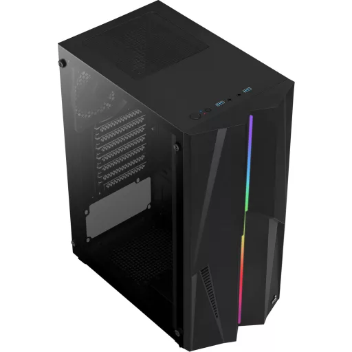Aerocool Mecha Midi Tower Fekete