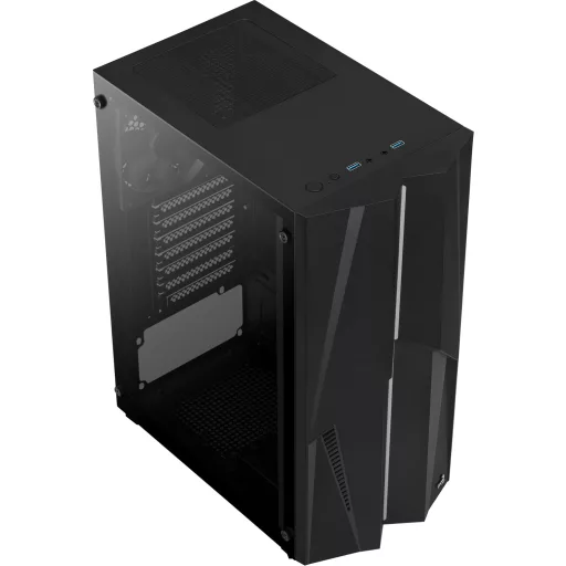 Aerocool Mecha Midi Tower Fekete