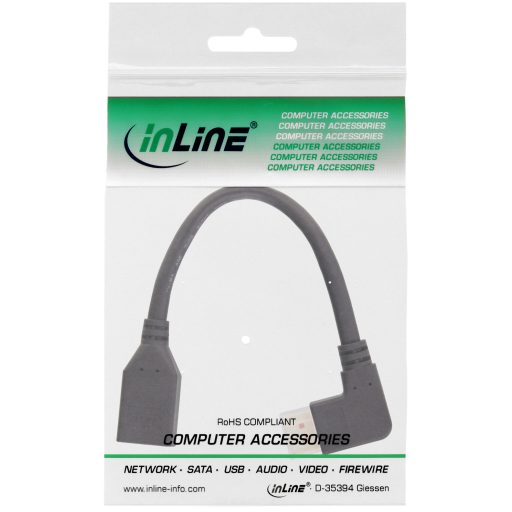 InLine 17159R DisplayPort kábel 0,15 M Fekete