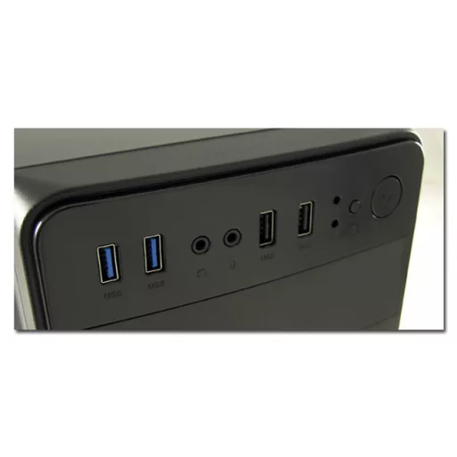 LC-Power 2015MB Micro Tower Fekete