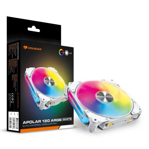 COUGAR CF-APR12HW-RGB 12 cm Fehér 1 db