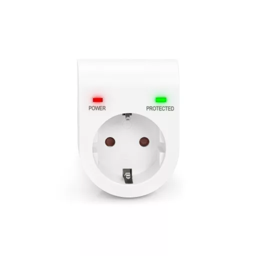Digitus DN-95400 túlfeszültségvédő Fehér 1 AC kimenet(ek) 230 V