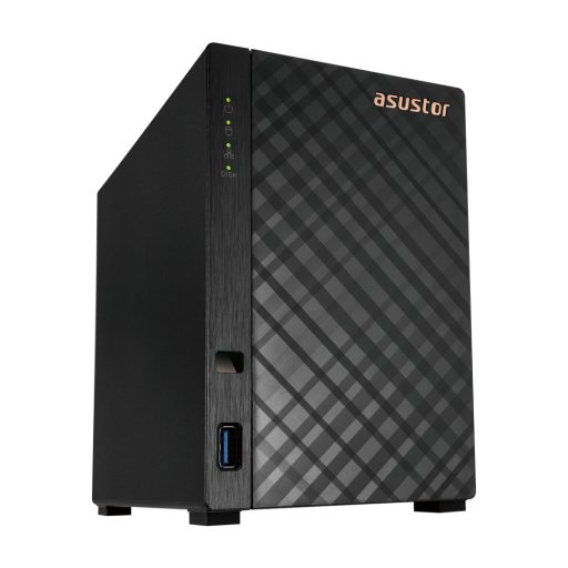 Asustor AS1102TL tárolószerver NAS Mini Tower Realtek RTD1619B 1 GB DDR4 0 TB ADM Fekete