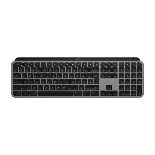 Logitech MX Keys S for Mac billentyűzet Irodai Bluetooth QWERTZ Német Szürke