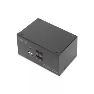 Digitus DS-12860 KVM kapcsoló Fekete