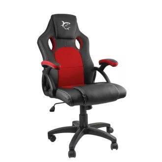   White Shark KING'S THRONE Univerzális gamer szék Kárpitozott párnázott ülés Fekete, Vörös