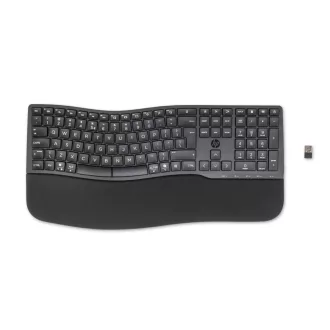   HP 680 Comfort Dual-Mode Keyboard billentyűzet Otthoni RF vezeték nélküli + Bluetooth QWERTY Angol Fekete