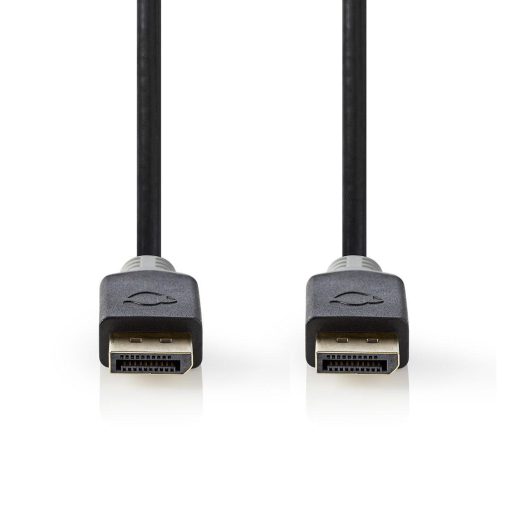 Nedis CCBW37014AT20 DisplayPort kábel 2 M Antracit, Szürke