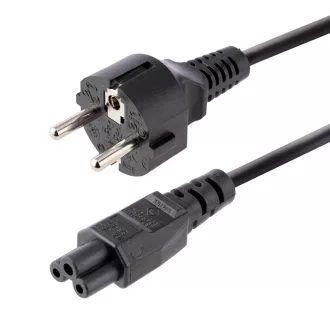   StarTech.com 753E-3M-POWER-LEAD tápkábel Fekete CEE7/7 C5 csatlakozó