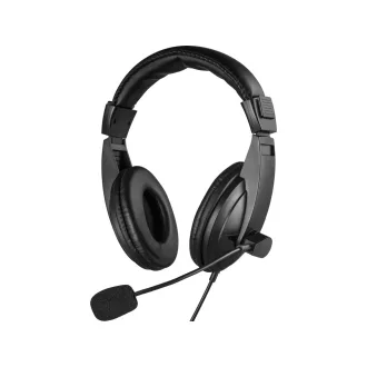   Sandberg 325-28 fejhallgató és headset Vezetékes Fejpánt Hívás/zene Fekete