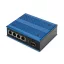 Digitus DN-651135 hálózati kapcsoló Beállítást nem igénylő (unmanaged) Gigabit Ethernet (10/100/1000) Fekete, Kék