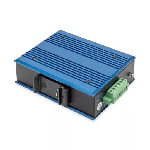 Digitus DN-651135 hálózati kapcsoló Beállítást nem igénylő (unmanaged) Gigabit Ethernet (10/100/1000) Fekete, Kék