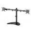 Gembird MS-D2ST-02 asztali TV konzol 81,3 cm (32") Fekete