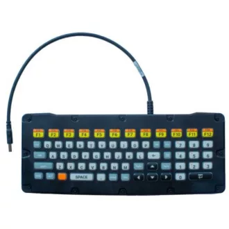   Zebra KYBD-QW-ET-S-1 billentyűzet mobil eszközhöz QWERTY Angol USB Többszínű