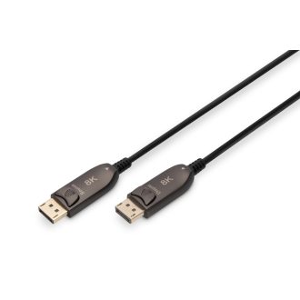 Digitus AK-340107-100-S DisplayPort kábel 10 M Fekete