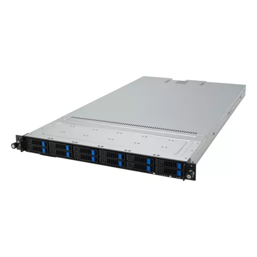 Asus Rack Platform (1U) RS501A-E12-RS12U AMD Epyc 9005/9004 (12x NVMe/SATA HS, 2xM.2, 2x1Gbe, IPMI, 1+1 1600W)