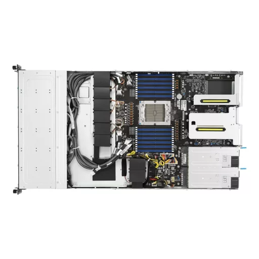 Asus Rack Platform (1U) RS501A-E12-RS12U AMD Epyc 9005/9004 (12x NVMe/SATA HS, 2xM.2, 2x1Gbe, IPMI, 1+1 1600W)