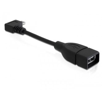   DeLOCK 83104 USB kábel USB 2.0 0,11 M Micro-USB B USB A Fekete