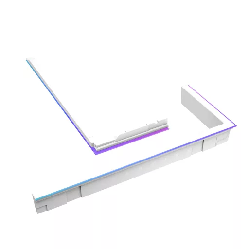 ASUS TUF GAMING GT502 Horizon ARGB Lighting Kit White RGB világításfokozó szett