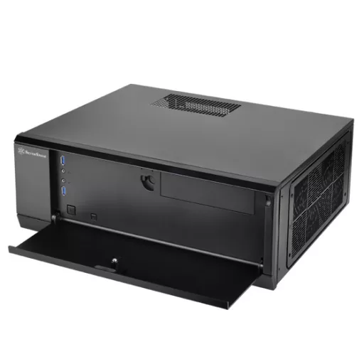 Silverstone GD10 HTPC Fekete