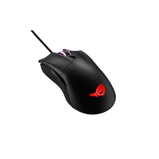 ASUS ROG Gladius II Core egér Játék Jobbkezes USB A típus Optikai 6200 DPI