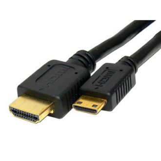   Akyga AK-HD-10M HDMI kábel 1 M HDMI A-típus (Standard) HDMI Type C (Mini) Fekete