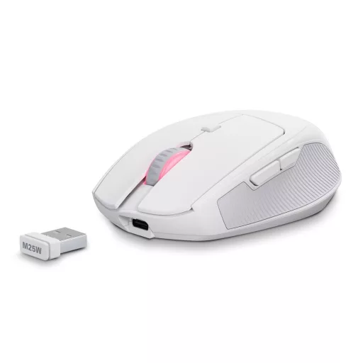 Sharkoon OfficePal M25W egér Játék Jobbkezes RF Wireless + USB Type-C Optikai 4000 DPI