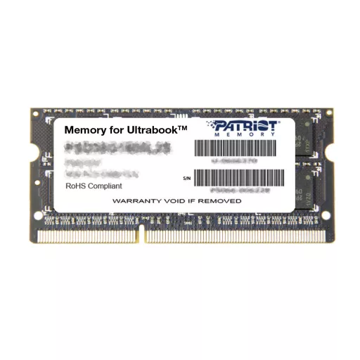 Patriot Memory 8GB DDR3 PC3-12800 (1600MHz) SODIMM 1 x 8 GB 204-pin SO-DIMM