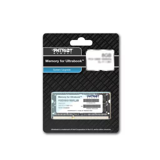 Patriot Memory 8GB DDR3 PC3-12800 (1600MHz) SODIMM 1 x 8 GB 204-pin SO-DIMM