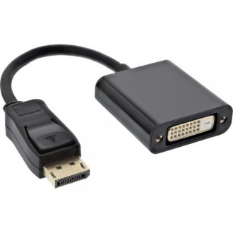 InLine 4043718126262 0,15 M DisplayPort DVI-D Fekete