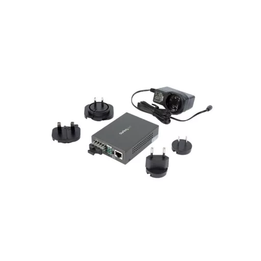 StarTech.com MCMGBSCSM10 hálózati média konverter 1000 Mbit/s 1310 nm Single-mode Fekete