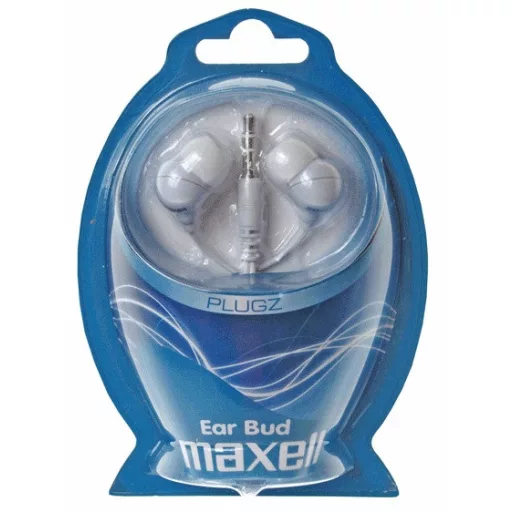 Maxell Plugz Ear Buds Fejhallgató Vezetékes Fehér