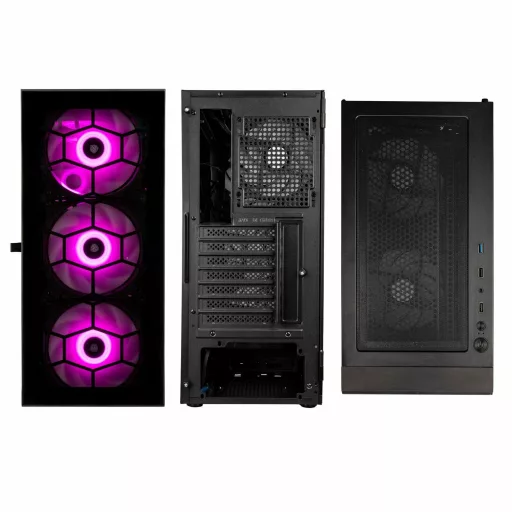 Kolink OBSERVATORY HF GB Midi Tower Fekete
