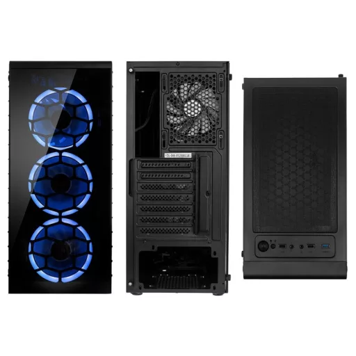 Kolink Observatory Lite Midi Tower Fekete