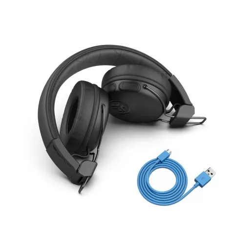 JLab Studio Wireless On-Ear Headset Vezetékes és vezeték nélküli Fejpánt Hívás/zene Bluetooth Fekete