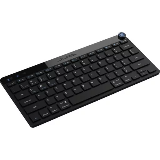 JLab IEUDEKGOKEYBRBLK4 billentyűzet Univerzális Bluetooth QWERTY Fekete