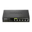 D-Link DES-1005P Beállítást nem igénylő (unmanaged) L2 Fast Ethernet (10/100) Ethernet-áramellátás (PoE) támogatása Fekete