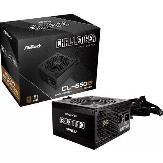 Asrock Challenger CL-650B 650 W 20+4 pin ATX ATX Fekete