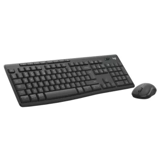   Logitech 920-012077 billentyűzet Egér mellékelve Irodai Bluetooth QWERTY Nemzetközi amerikai Grafit