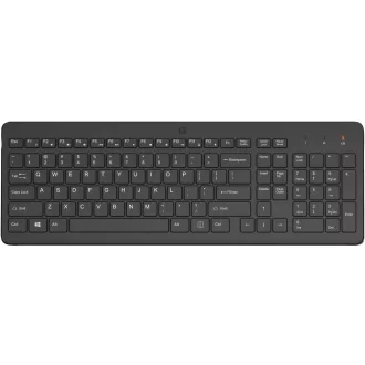   HP 225 Wireless Keyboard billentyűzet Univerzális Vezeték nélküli RF Fekete