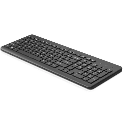 HP 225 Wireless Keyboard billentyűzet Univerzális Vezeték nélküli RF Fekete