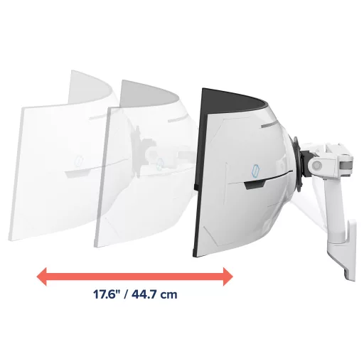 Ergotron HX Series HX ARM WITH VERY HEAVY DUTY PIVOT WALL 144,8 cm (57") Fali