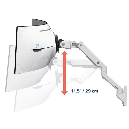 Ergotron HX Series HX ARM WITH VERY HEAVY DUTY PIVOT WALL 144,8 cm (57") Fali